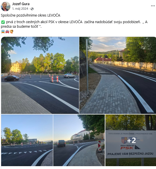 Kruhový objazd Levoča